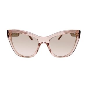 Versace VE 4417U 53394E Pink Plastic Cat-Eye Sunglasses Brown Gradient Lens