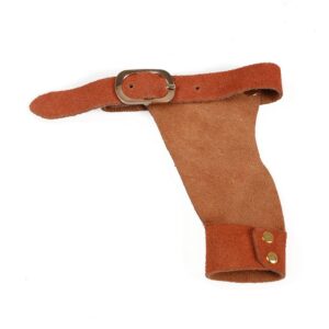 TOPARCHERY Leather Archery Glove and Finger Tabs Bundle