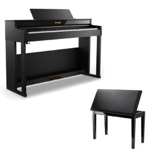 donner ddp-400 digital piano + donner duet piano bench