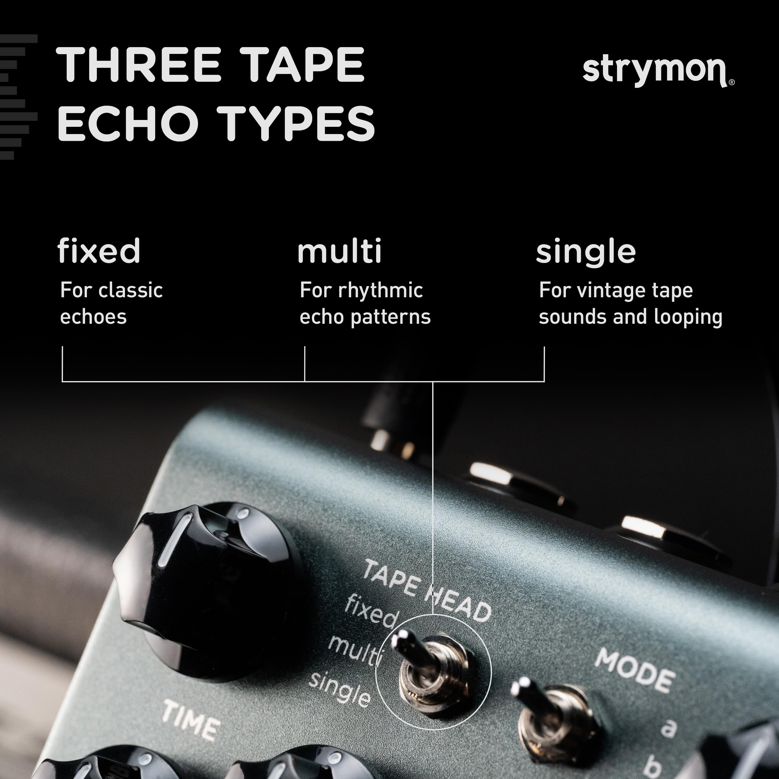 Strymon El Capistan V2 dTape Echo Guitar Pedal for Electric and Acoustic Guitar, Synths, Vocals and Keyboards