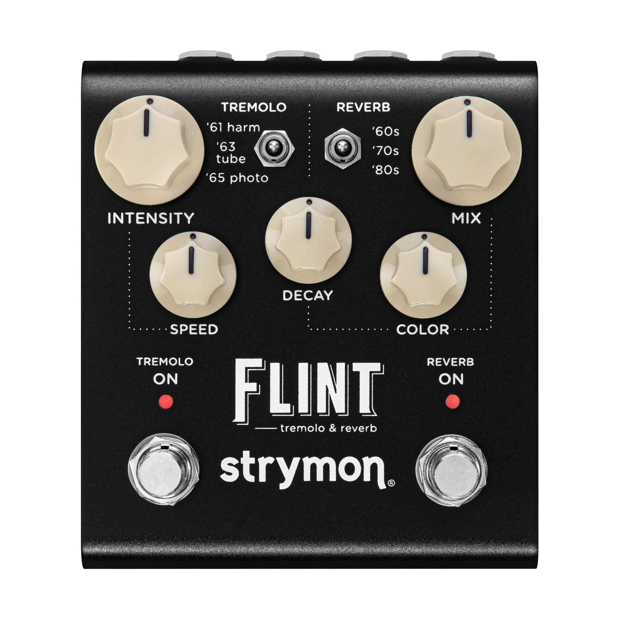 Strymon Flint V2 Tremolo and Reverb Guitar Effects Pedal for Electric and Acoustic Guitar, Synths, Vocals and Keyboards