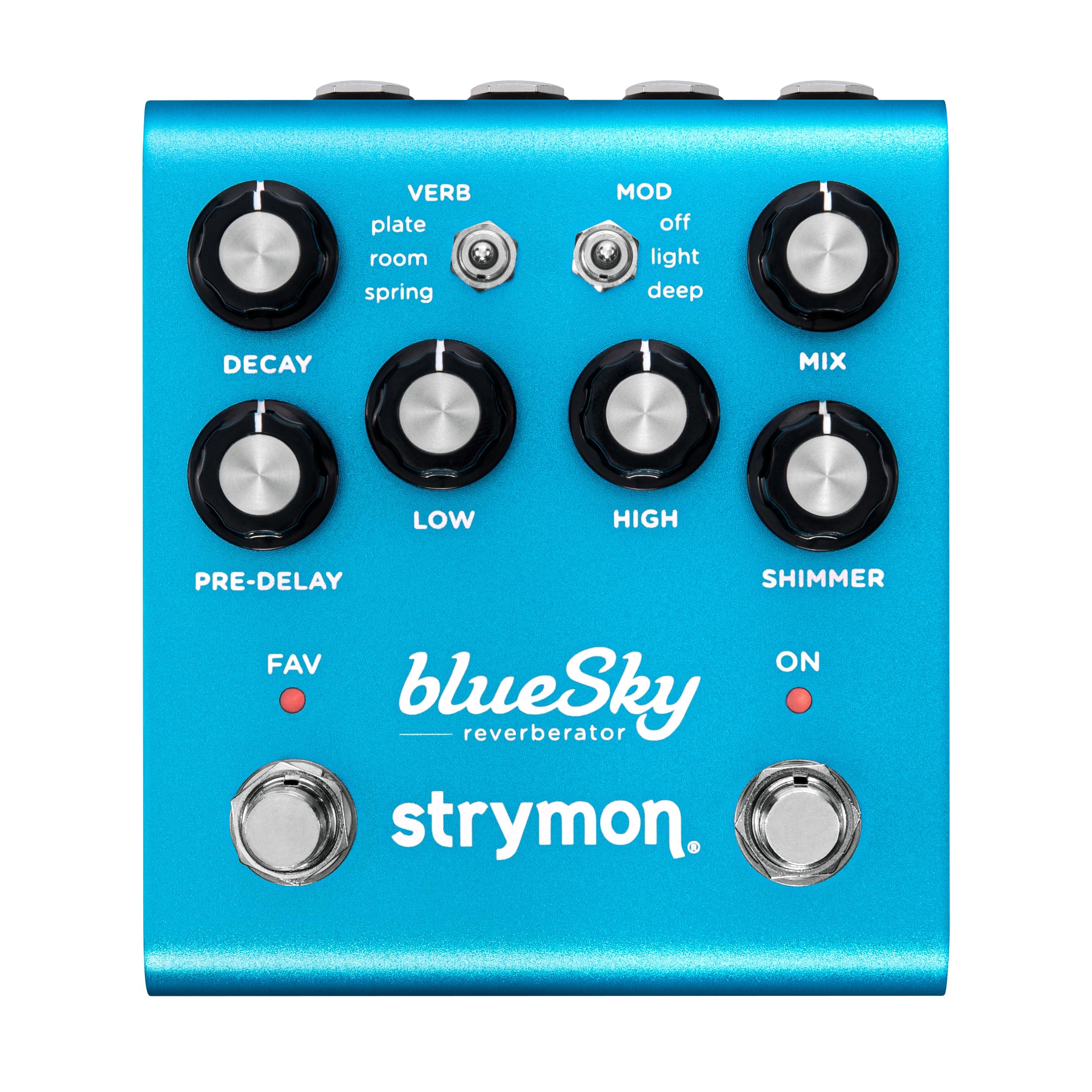 Strymon blueSky V2 Guitar Effects Pedal with Studio Quality Plate, Room and Spring Reverbs, for Electric and Acoustic Guitar, Synths, Vocals and Keyboards