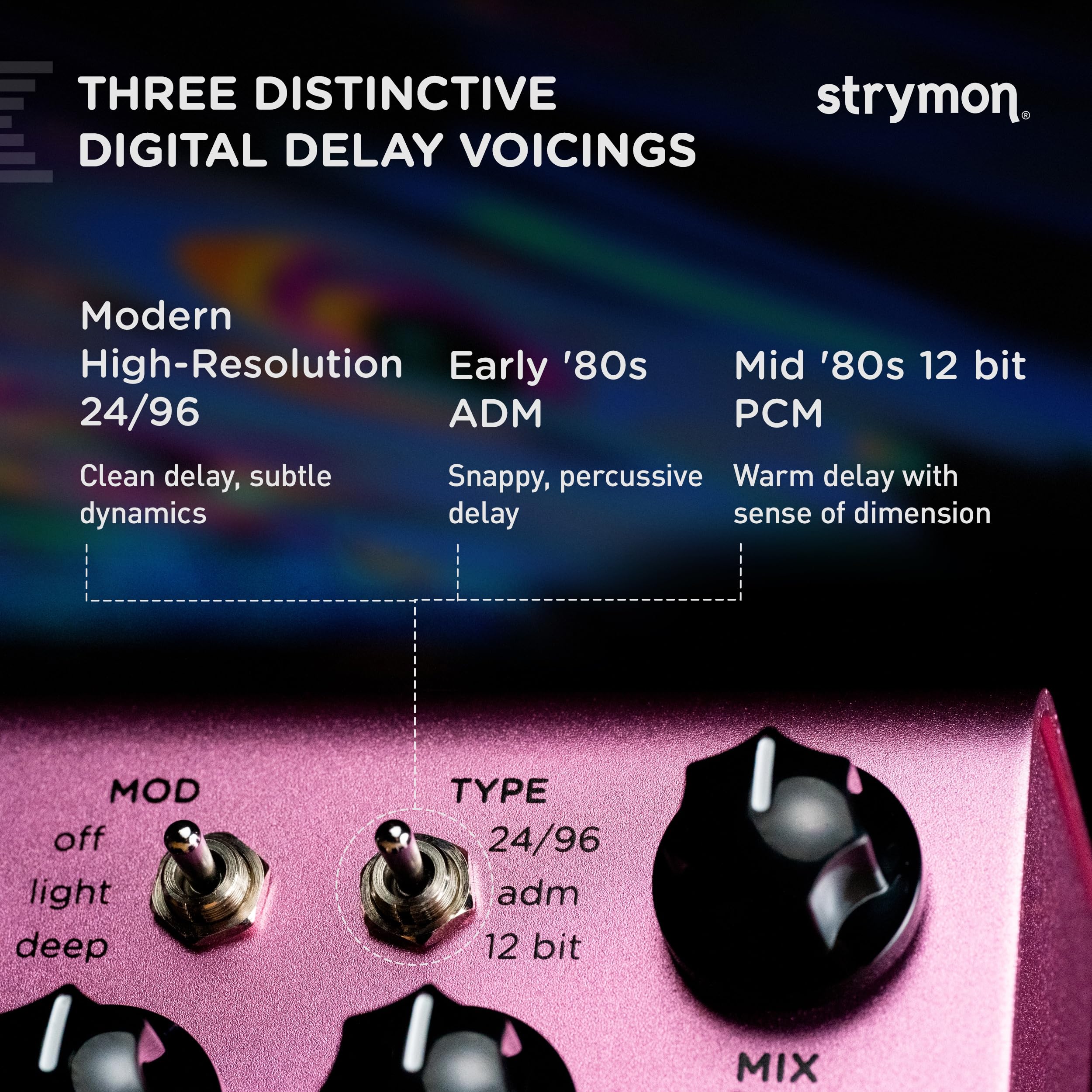 Strymon DIG V2 Dual Digital Delay Guitar Effects Pedal for Electric and Acoustic Guitar, Synths, Vocals and Keyboards