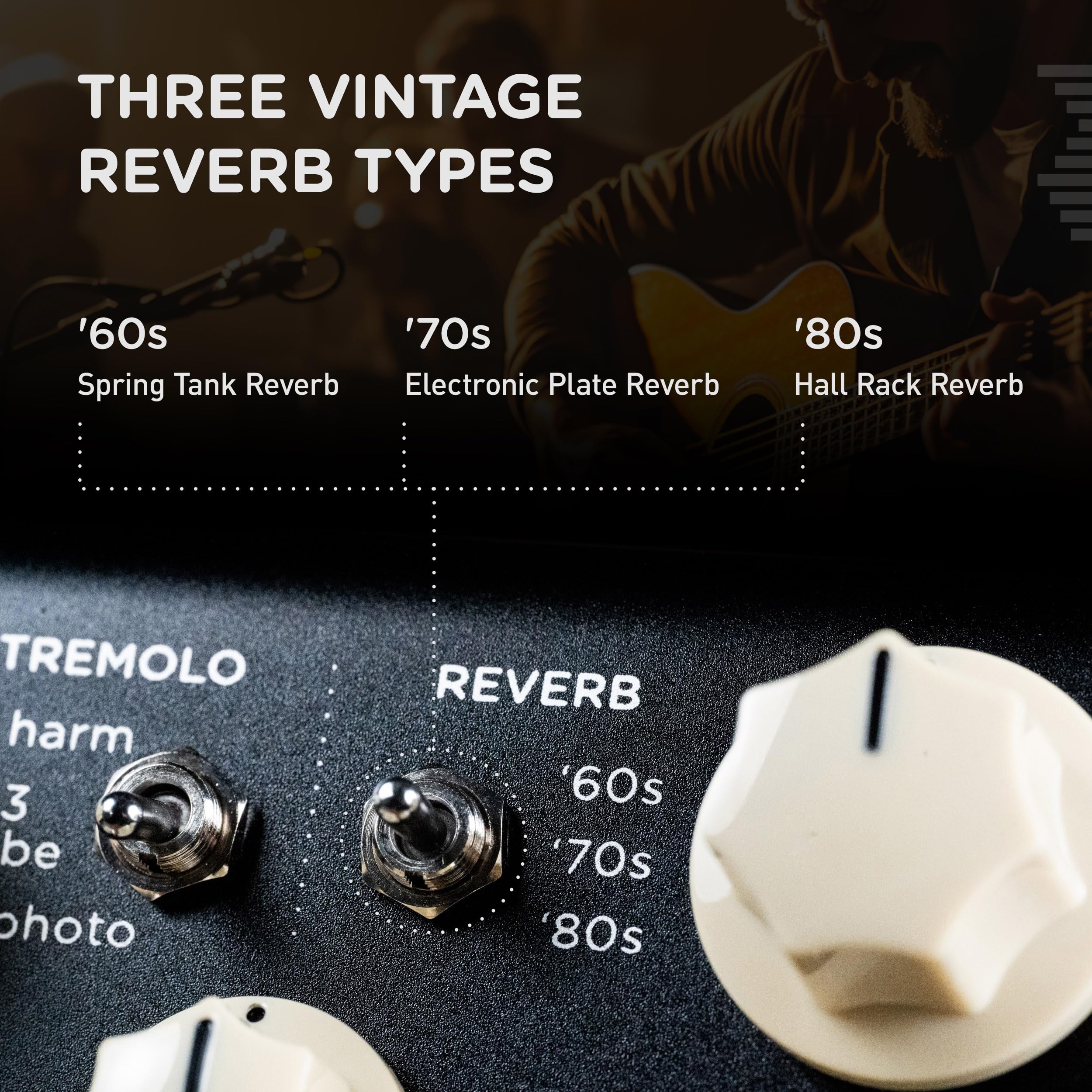 Strymon Flint V2 Tremolo and Reverb Guitar Effects Pedal for Electric and Acoustic Guitar, Synths, Vocals and Keyboards