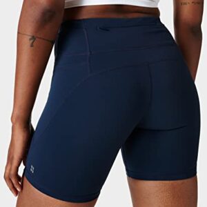 Sweaty Betty Women's Power 6" Sweat Wicking Workout Biker Shorts Navy