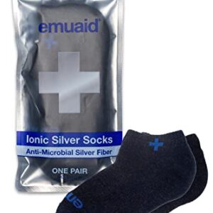 emuaid Ionic Silver Socks - Unisex (Navy)