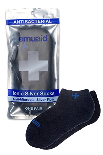 emuaid Ionic Silver Socks - Unisex (Navy)