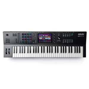 Akai Professional MPC Key 61 - Standalone Music Production Synthesizer Keyboard with Touch Screen, 16 Drum Pads, 20+ Sound Engines, Semi Weighted Keys, black