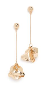 shashi women's petunia earrings, gold, one size