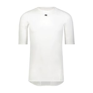 russell athletic men's standard half sleeve compression tee, white, x-large