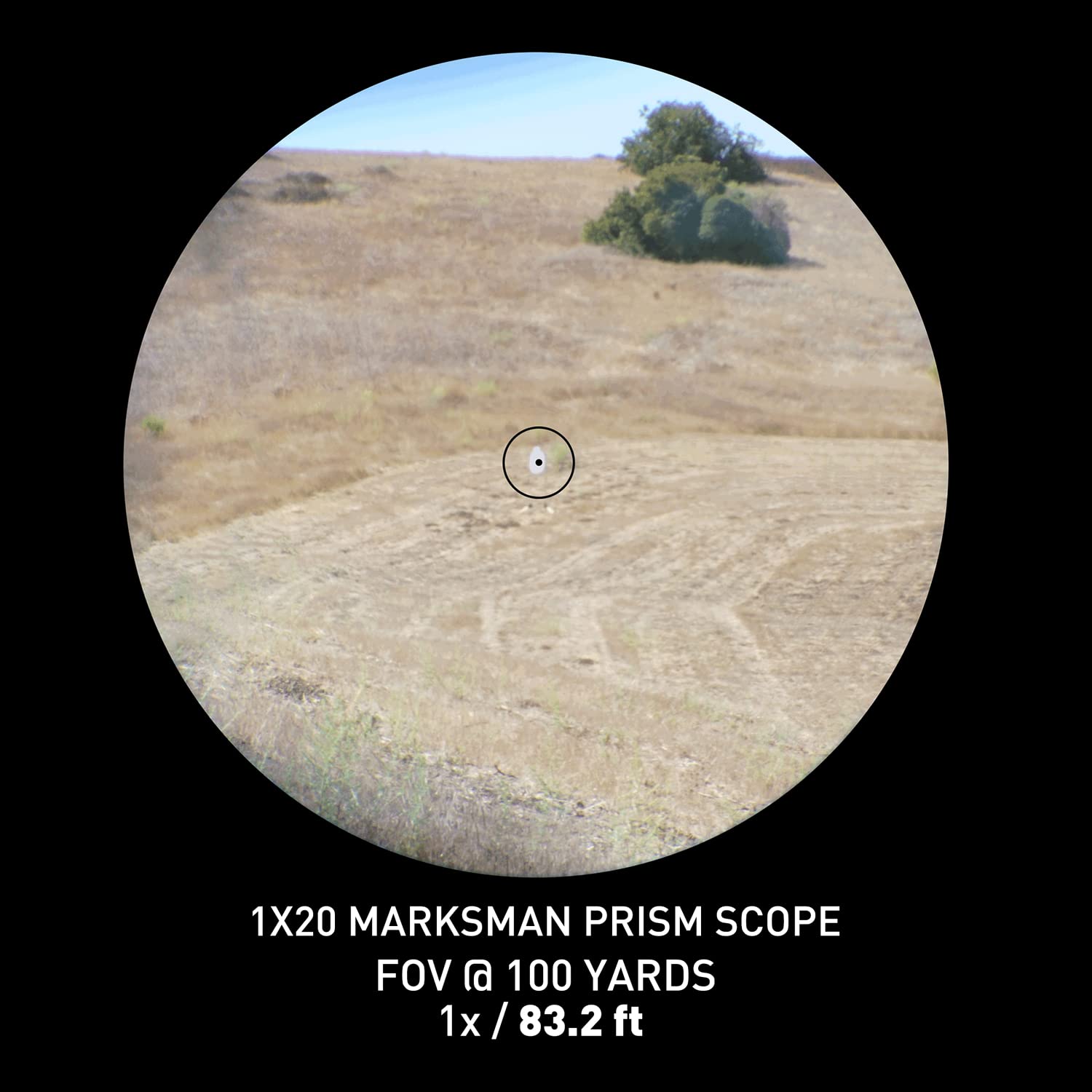 Monstrum Marksman 1X Prism Scope | Black