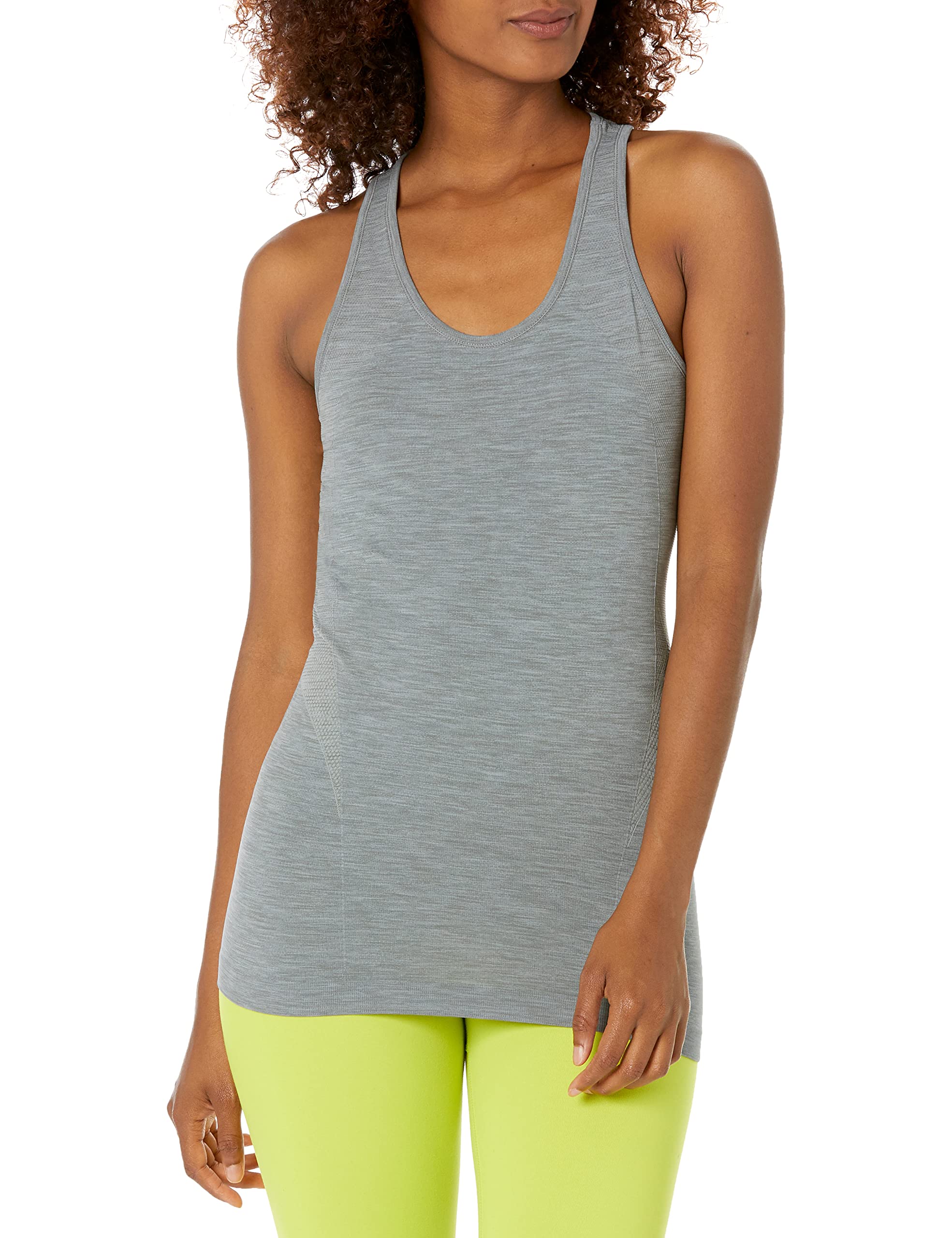 Sweaty Betty Women's Athlete Seamless Racerback Workout Tank Top Charcoal Grey