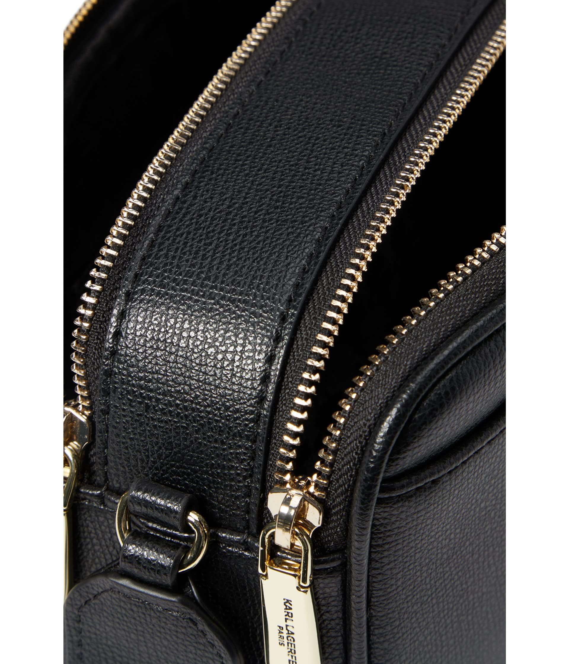 Karl Lagerfeld Paris Maybelle Crossbody, BLK/Gold