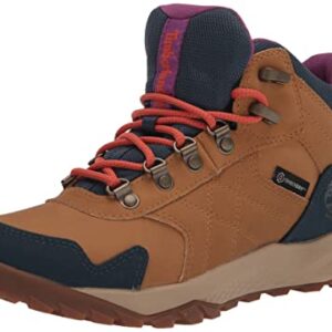 Timberland Women's Lincoln Peak Mid Waterproof Hiking Boot, Wheat Leather, 8