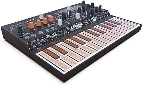 Arturia MICROFREAK Synthesizer Keyboard BUNDLE with Arturia Gooseneck Mic, 6ft Pig Hog MIDI Cable, Power Adapter, 2X MIDI Adapters & Polishing Cloth - Analog Synth, Synthesizer & Workstation Keyboards