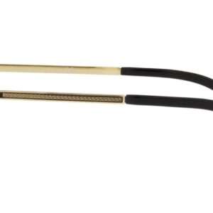 Versace VE 1279 1002 Gold Metal Round Eyeglasses 53mm