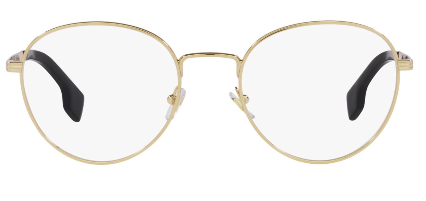 Versace VE 1279 1002 Gold Metal Round Eyeglasses 53mm