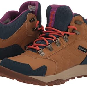 Timberland Women's Lincoln Peak Mid Waterproof Hiking Boot, Wheat Leather, 8