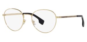 versace ve 1279 1002 gold metal round eyeglasses 53mm