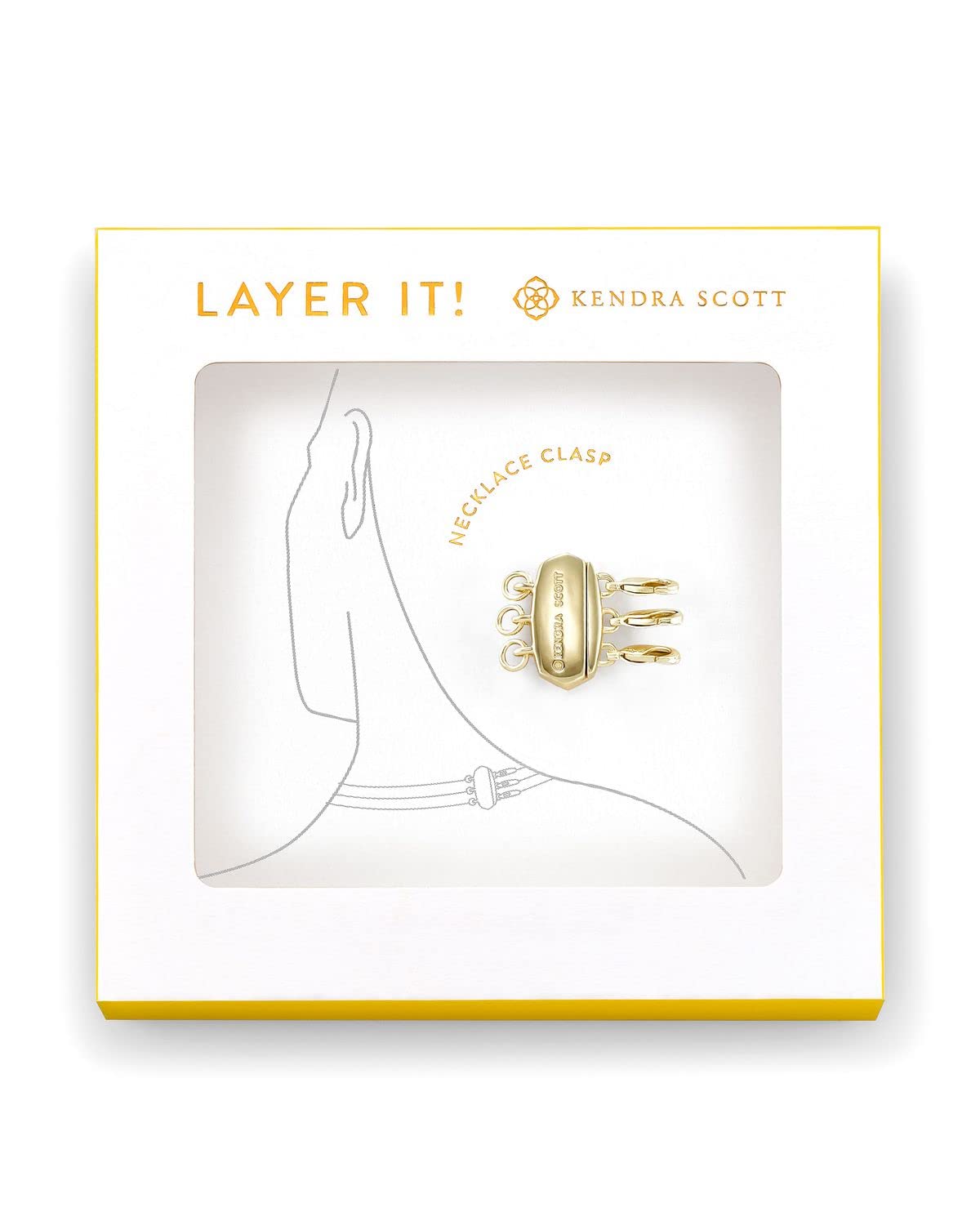 Kendra Scott Layer it! Necklace Clasp in 14k Gold-Plated Brass