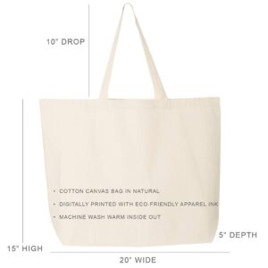 sockprints Tote Bags for Delta Phi Epsilon Sorority – Mod Style Sorority Bag - Large Canvas Tote Bag - Sorority Gifts for Women