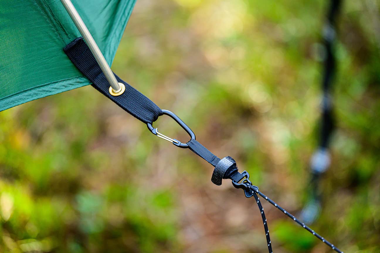 Lawson Hammock Stabilizer Kit, Added Stability for Blue Ridge Camping Hammock, Easy Adjust Tensioners, Stakes, Paracord