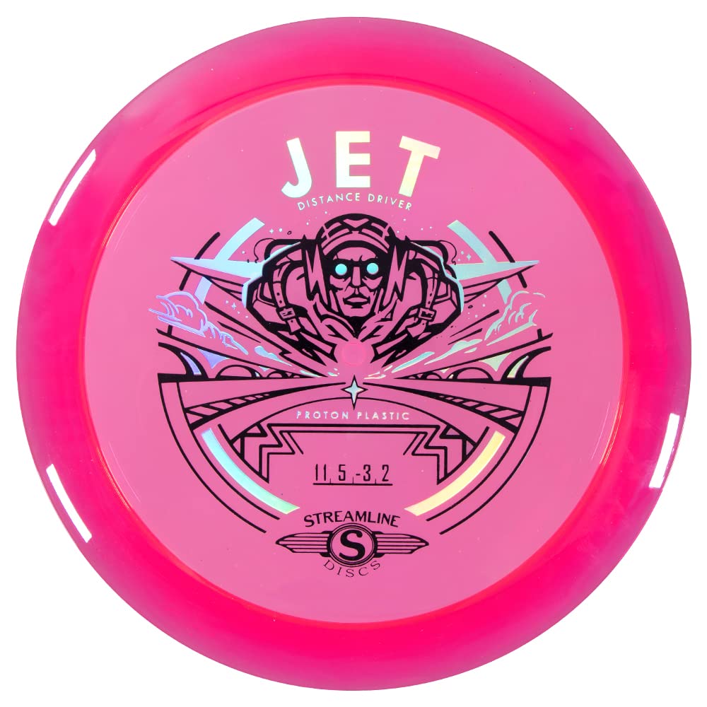 Streamline Discs Proton Jet Disc Golf Distance Driver (170-175g / Colors May Vary)