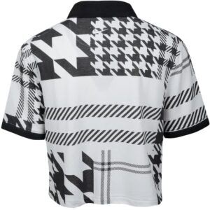 Nike Women's Plaid Golf Polo Shirt (X-Large) White/Black