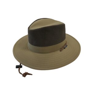 kanut sports bouie safari sun hat - upf 50+, water-repellent wide brim bucket hat for hiking, fishing putty