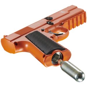 Lancer Self Defense Hornet 0.43 Cal Home Defense Launcher All in One Package-Less Lethal for Personal Defense (Color: Orange/Black)