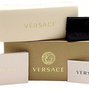 Versace VE 1279 1002 Gold Metal Round Eyeglasses 53mm