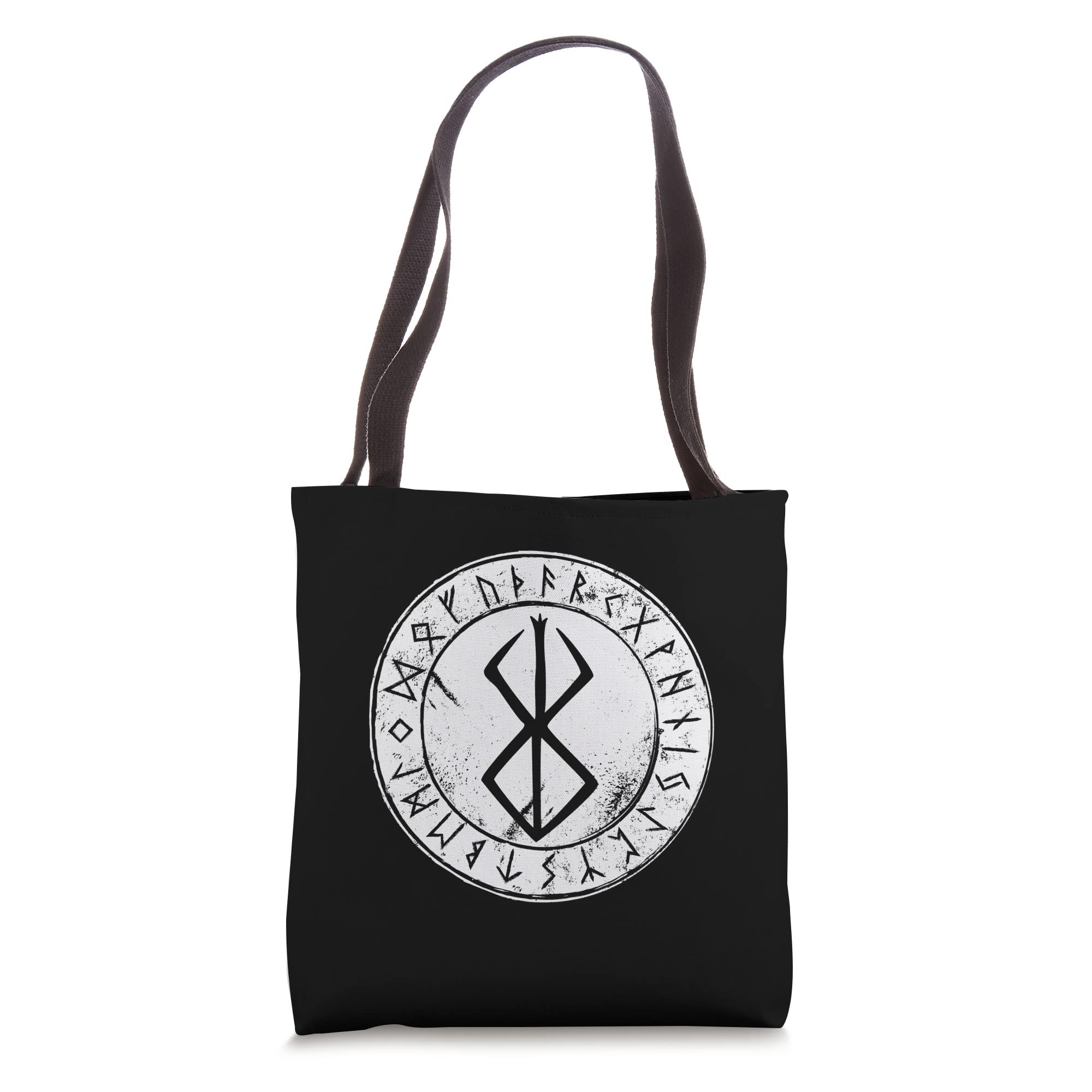 Berserker, Berserk, Norse, Viking symbol and runes Tote Bag