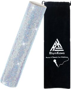 rhymkawa bling wireless microphone decorate for universal handheld and beta58 sm58 beta87 pg58, eyes catching for event (mic not included)