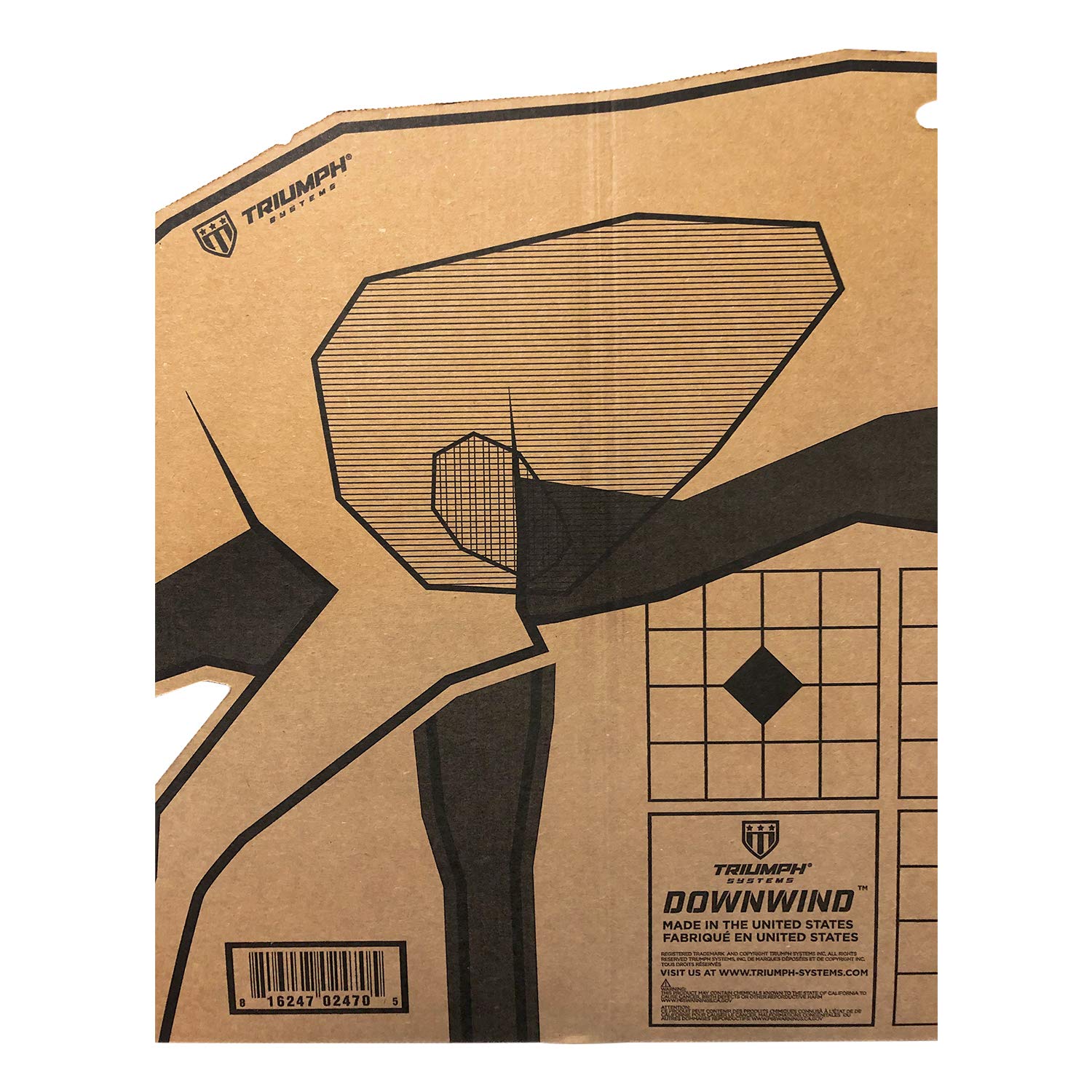 Triumph Systems Downwind Big Buck Hunting Target, 1 Count