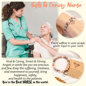 Dabem Nurses Week Gifts for Women, Nurse Accessories for Work Bracelets Appreciation Gifts for Nursing School, School Nurse Graduation Practitioner Gifts for Nurses