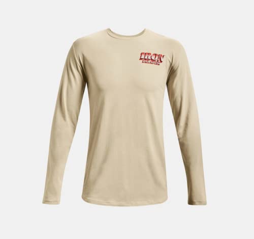 Under Armour Mens Project Rock Outlaw Long Sleeve Shirt Tee Top (Large, Khaki 112)