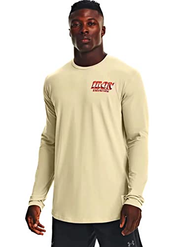 Under Armour Mens Project Rock Outlaw Long Sleeve Shirt Tee Top (Large, Khaki 112)