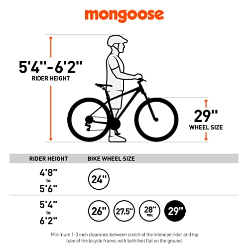 Mongoose Impasse 1.0 Mountain Bike for Adult Men & Women, 7-Speed, Full Suspension, 27.5-Inch Wheel, 17-Inch Frame, Front & Rear Mechanical Disc Brake, Matte Black