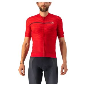 castelli insider jersey - men's dark red, m