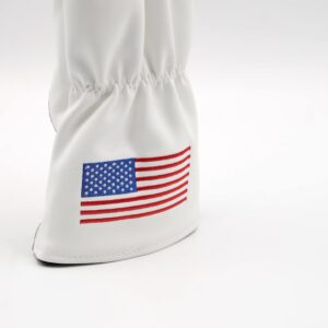 Donald Trump 2024 Save America Golf Driver Headcover | Great Gift for Republican Golfers | Premium Leather Exterior and Soft Protective Interior Fits Any Size Driver, MAGA