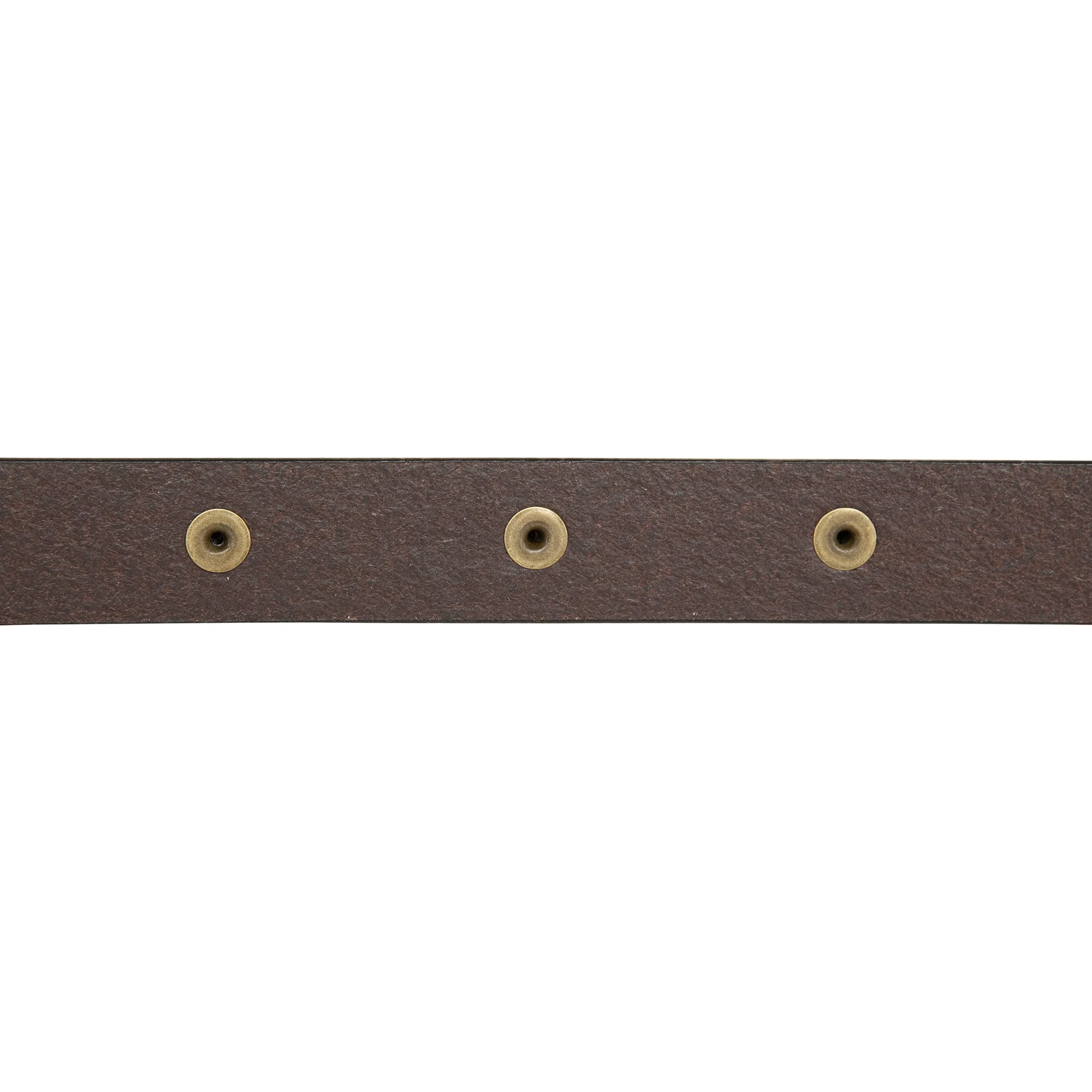 Lucky Brand Women Leather Bold Fashion Statement Belts, Domed Studded-Brown, XL (34-35")