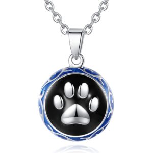 AEONSLOVE Dog Mom Gifts for Women Harmony Ball Necklace Angel Chime Caller Necklace Balls Llamador De Angeles Chime Ball Necklace Bola Necklace Pregnancy Necklace Chime Ball Chime Necklace 30 & 45