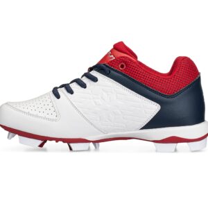 RIP-IT Women's Diamond Softball Cleat Size 6.5 - Red/White/Navy