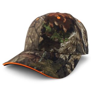 Armycrew XXL Oversize Hunting Camouflage Outdoor Structured Baseball Cap - Break Up - 2XL