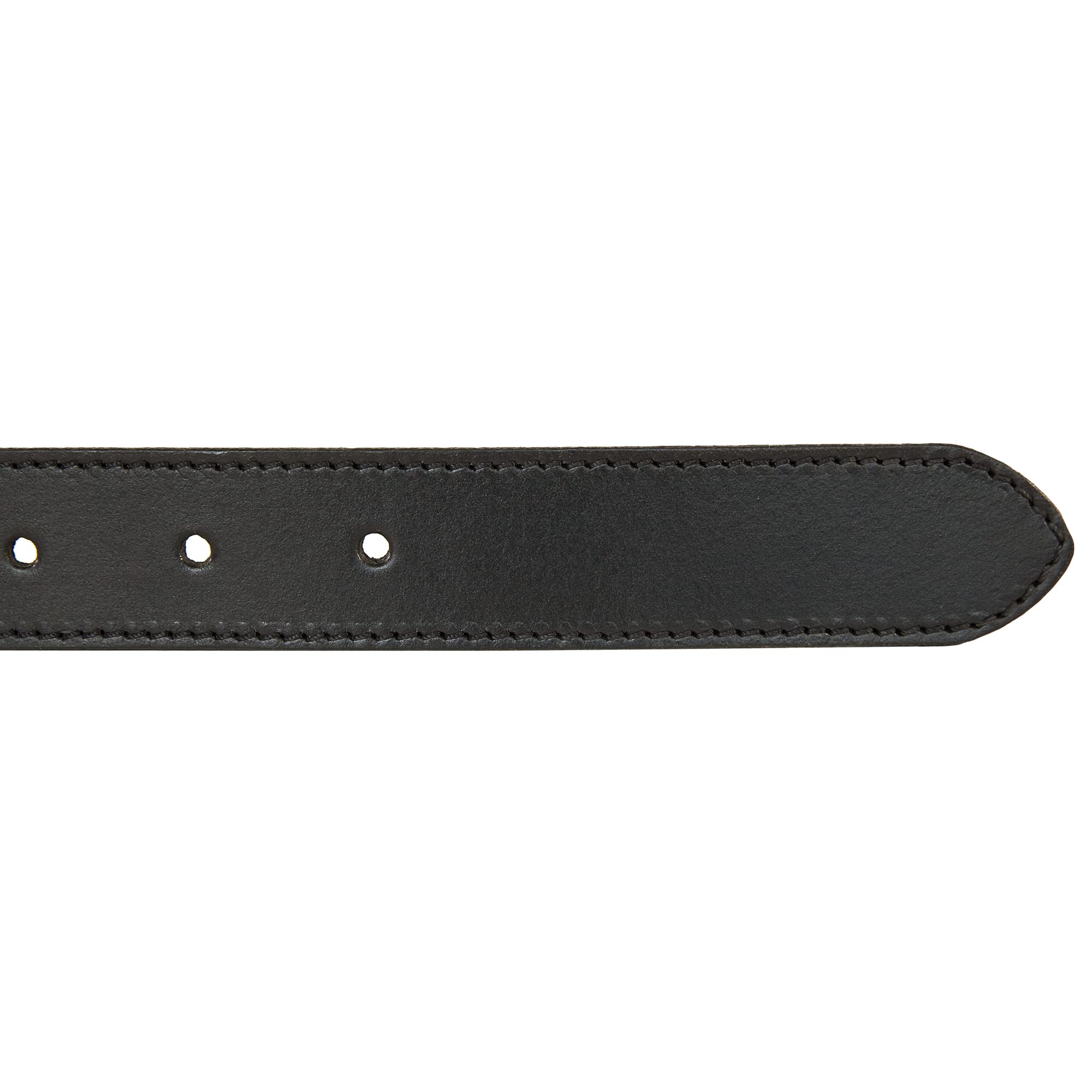 Lucky Brand Women Bold Fashion Statement Belts, Leather Double Ring-Black, M (28-30")