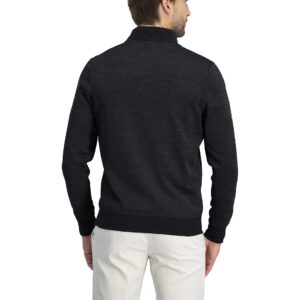 Three Sixty Six Dry Fit Pullover Sweaters for Men - Quarter Zip Fleece Golf Jacket - Tailored Fit