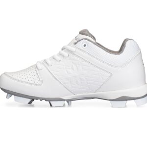 RIP-IT | Women's Diamond Softball Cleat | Size 9 | White