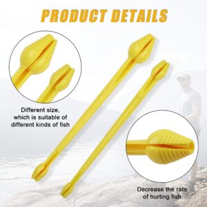 Fishing Hook Disgorger, 8pcs Snelled Fish Hook Remover Tool Fish Dehooker Plastic Portable Unhook Extractor Tool Fishing Saltwater Fishing Supplies Fishing Gear Accessories