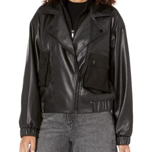 Karl Lagerfeld Paris womens Everyday Essential Sport Jacket, Black, X-Small US