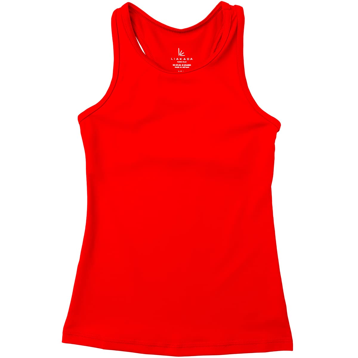 Liakada Girls Basic Tank Top – Dance, Gym, Yoga, Cheer! Red